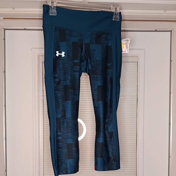 Under Armour Pants - 4 for $24 - Under Armour Teal/Orange Leggings Size Small